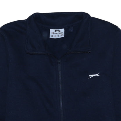 Womens UK Size 16 Slazenger Blue Full Zip Sweatshirt