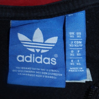 Mens UK Size XS adidas Blue Full Zip Hoodie