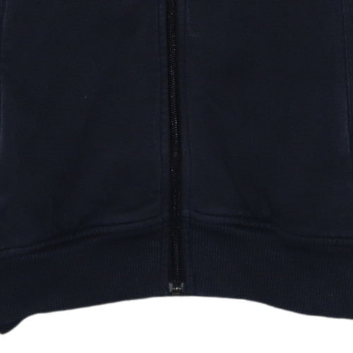 Mens UK Size XS adidas Blue Full Zip Hoodie
