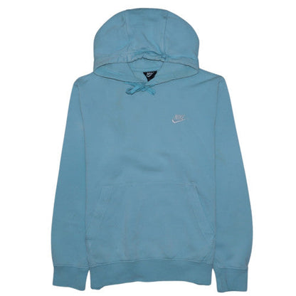 Mens UK Size S Nike Blue Pullover Hoodie