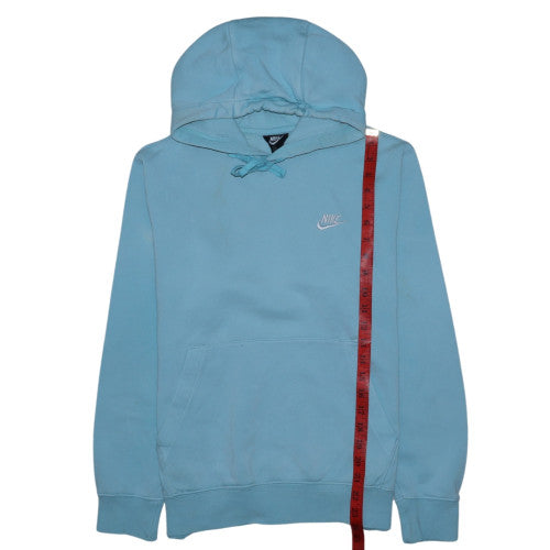 Mens UK Size S Nike Blue Pullover Hoodie