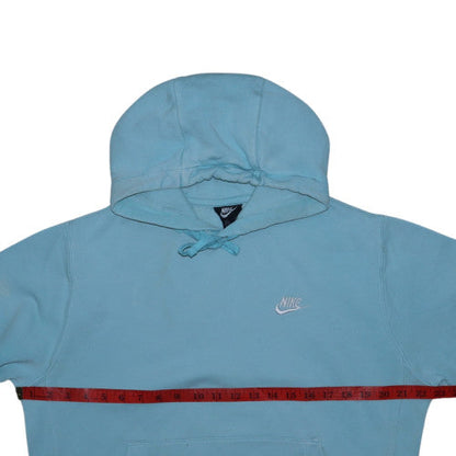 Mens UK Size S Nike Blue Pullover Hoodie
