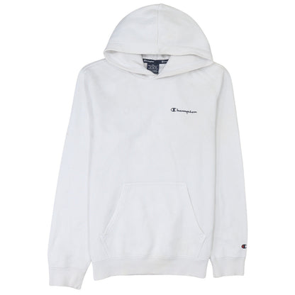 Mens UK Size M Champion White Pullover Hoodie