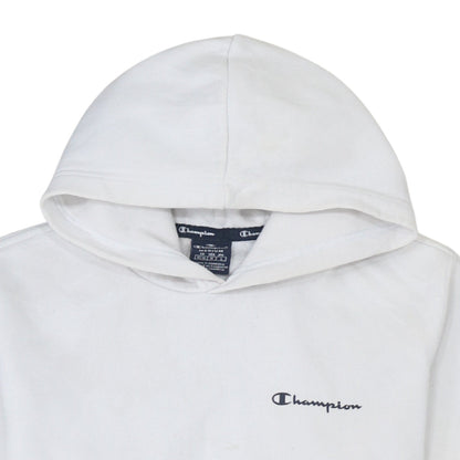 Mens UK Size M Champion White Pullover Hoodie