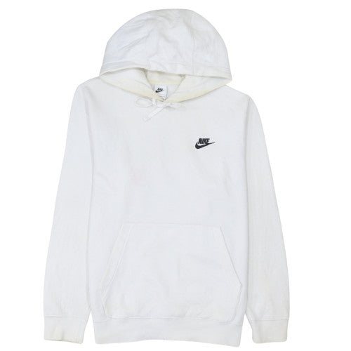 Mens UK Size S Nike White Pullover Hoodie