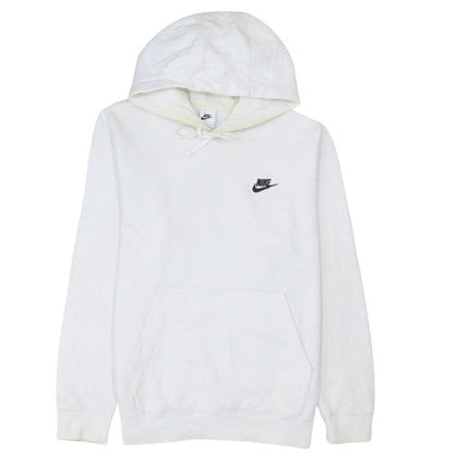 Mens UK Size S Nike White Pullover Hoodie