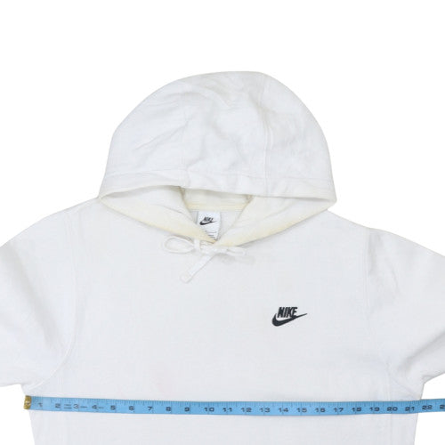 Mens UK Size S Nike White Pullover Hoodie