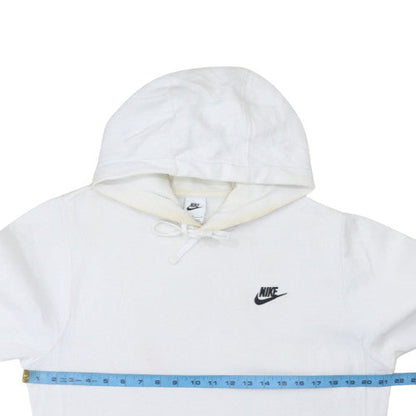 Mens UK Size S Nike White Pullover Hoodie