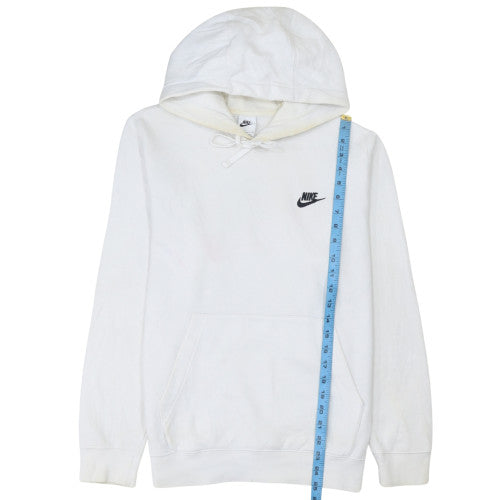 Mens UK Size S Nike White Pullover Hoodie