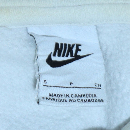 Mens UK Size S Nike White Pullover Hoodie