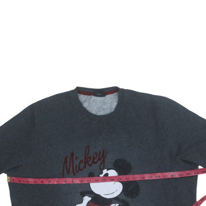 Womens UK Size 2XL Disney Grey Pullover Sweatshirt