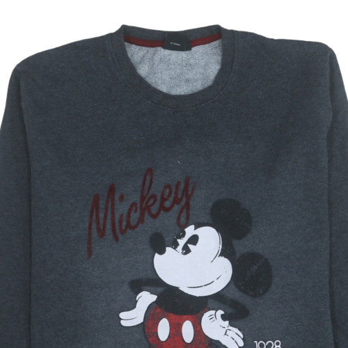 Womens UK Size 2XL Disney Grey Pullover Sweatshirt