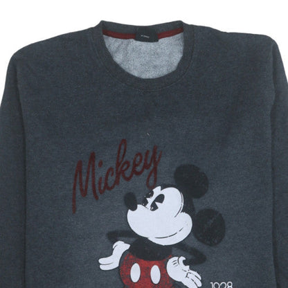 Womens UK Size 2XL Disney Grey Pullover Sweatshirt