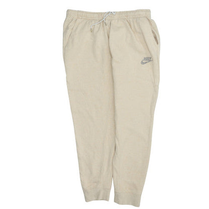 Womens UK Size XL Nike Relaxed Fit Jogger Beige Trousers