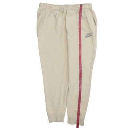 Womens UK Size XL Nike Relaxed Fit Jogger Beige Trousers