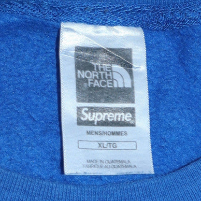 Mens UK Size XL The North Face Supreme Blue Pullover Sweatshirt