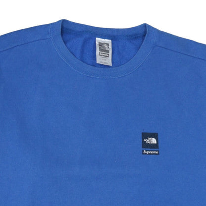 Mens UK Size XL The North Face Supreme Blue Pullover Sweatshirt
