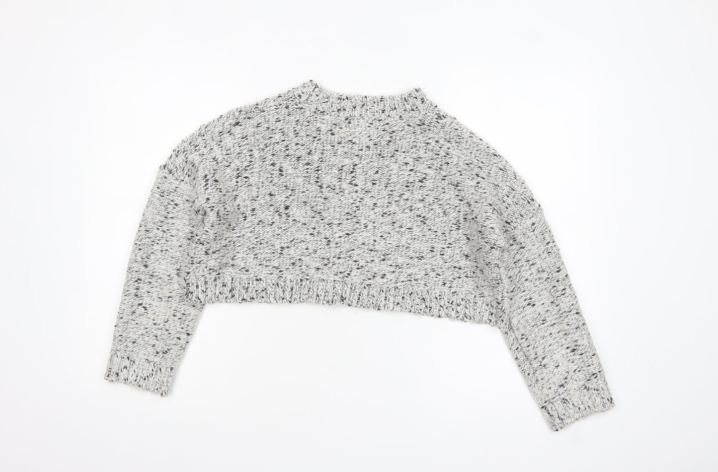 Womens UK Size 8 Missguided Grey Pullover Jumper