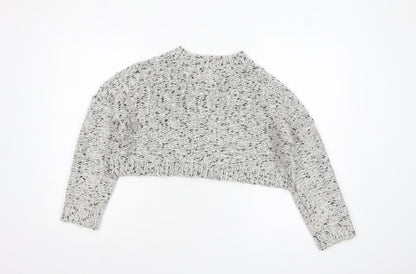 Womens UK Size 8 Missguided Grey Pullover Jumper