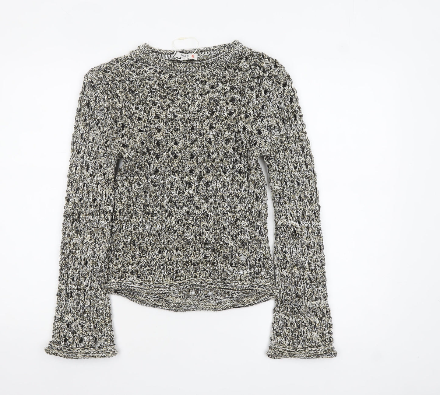 Womens UK Size XS Marks and Spencer Grey Pullover Jumper