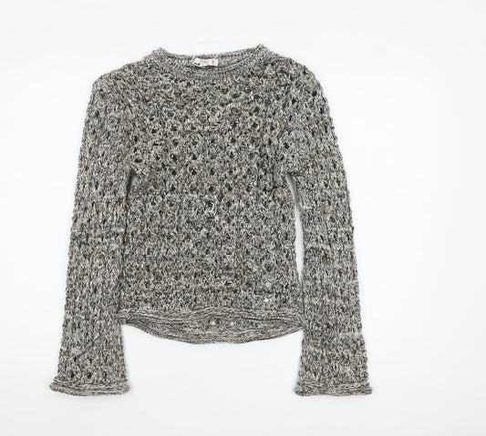 Womens UK Size XS Marks and Spencer Grey Pullover Jumper