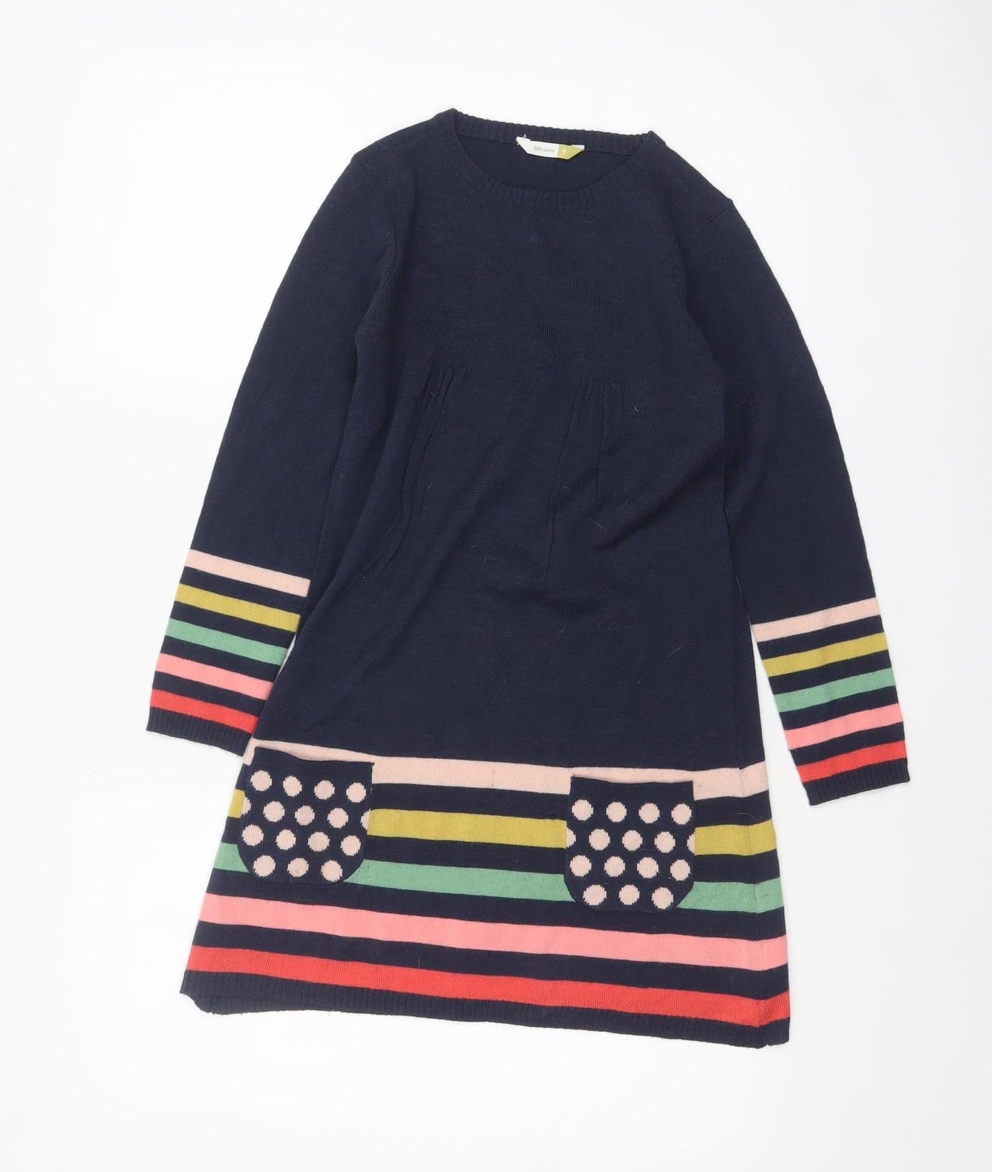 Girls UK Size 9 Years John Lewis Sweater Dress