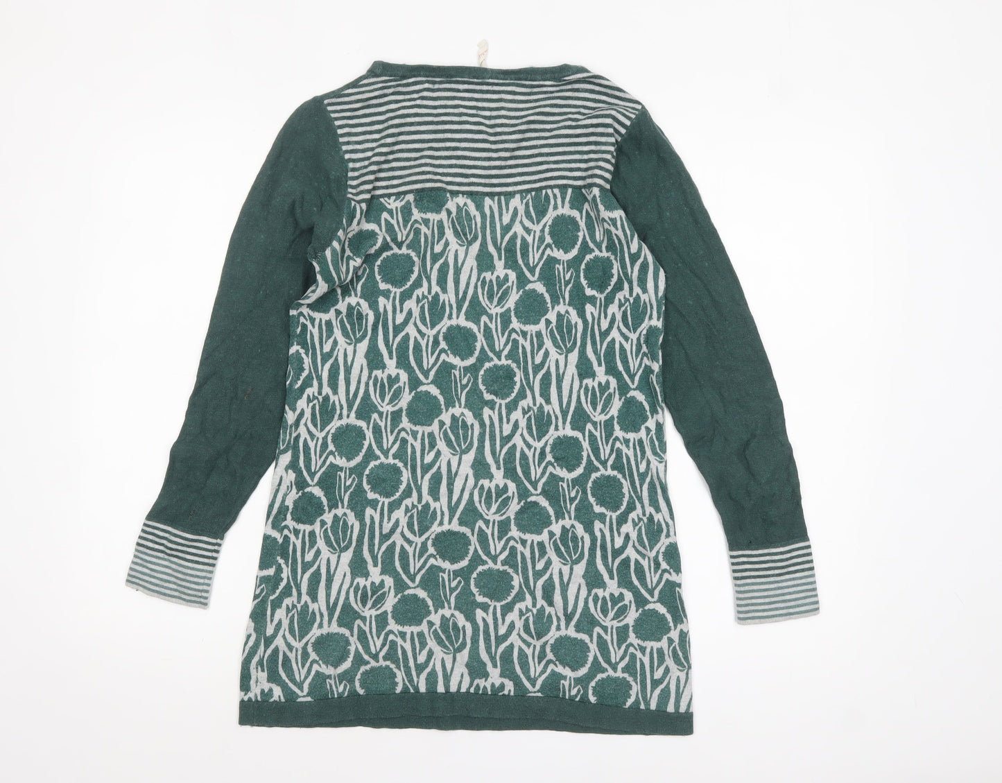 Womens UK Size 8 White Stuff Green Tunic Jumper