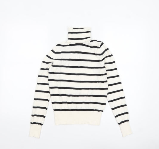 Womens UK Size XS H&M White Pullover Jumper