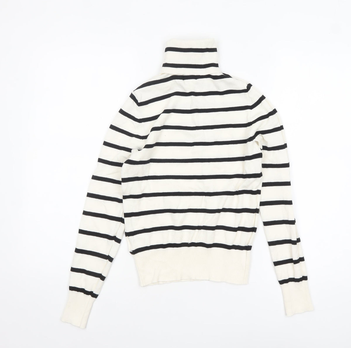 Womens UK Size XS H&M White Pullover Jumper