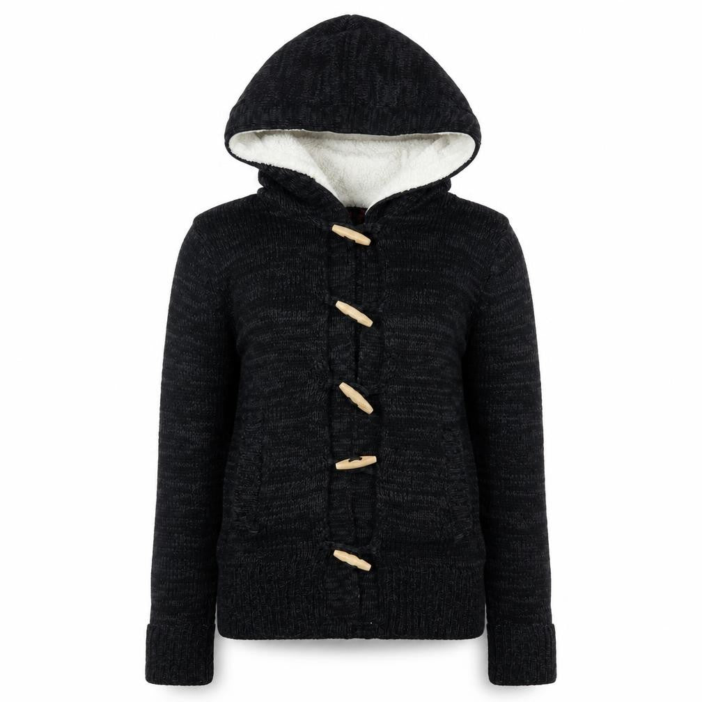 Womens UK Size S Yoki Black Cardigan Jumper