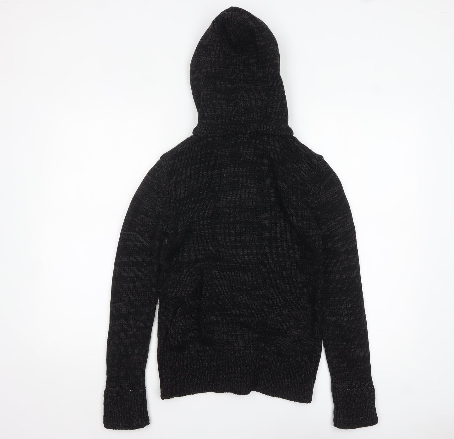 Womens UK Size S Yoki Black Cardigan Jumper