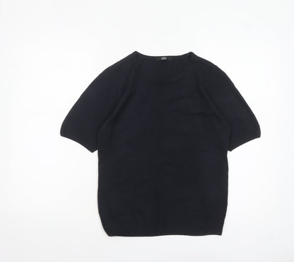 Womens UK Size 10 Marks and Spencer Blue Pullover Jumper