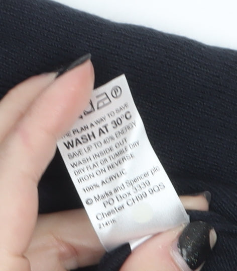 Womens UK Size 10 Marks and Spencer Blue Pullover Jumper