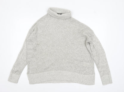 Womens UK Size M New Look Grey Pullover Jumper