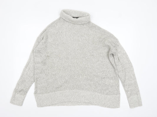 Womens UK Size M New Look Grey Pullover Jumper