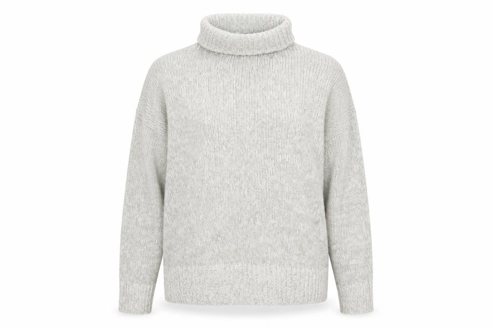 Womens UK Size M New Look Grey Pullover Jumper