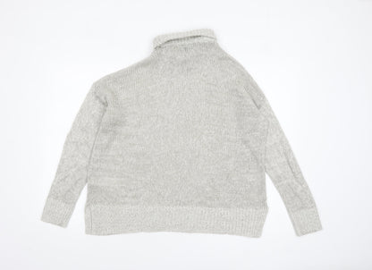 Womens UK Size M New Look Grey Pullover Jumper