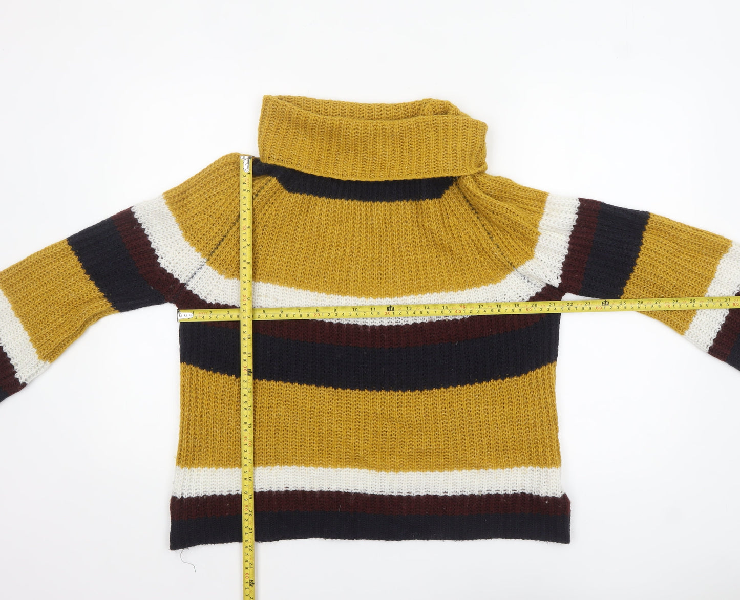 Womens UK Size M Isabella D. Multicoloured Pullover Jumper