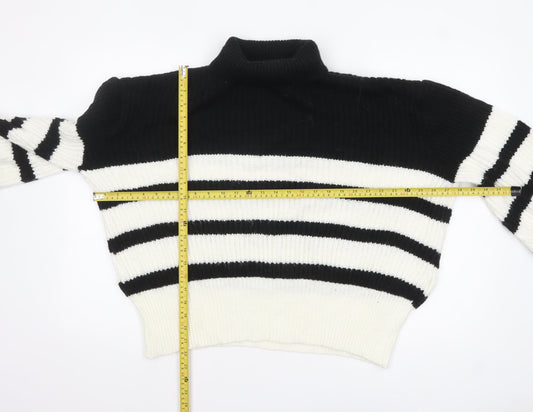 Womens UK Size M Dorothy Perkins Black Pullover Jumper