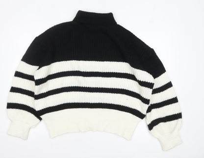 Womens UK Size M Dorothy Perkins Black Pullover Jumper