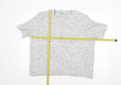 Womens UK Size XL Marks and Spencer Grey Pullover Jumper