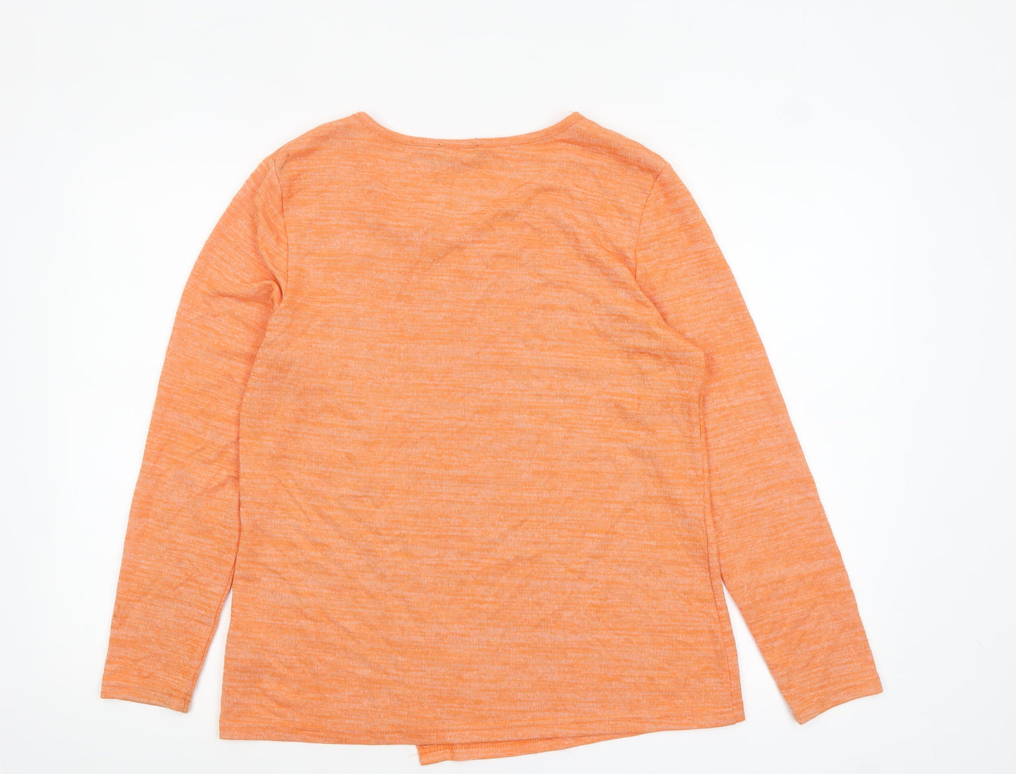 Womens UK Size L Klass Orange Basic T-Shirt