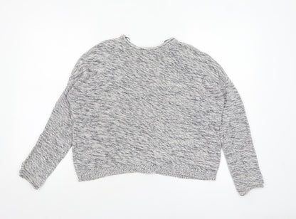 Womens UK Size S New Look Grey Cardigan Jumper