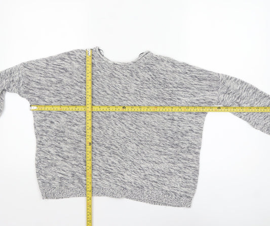 Womens UK Size S New Look Grey Cardigan Jumper