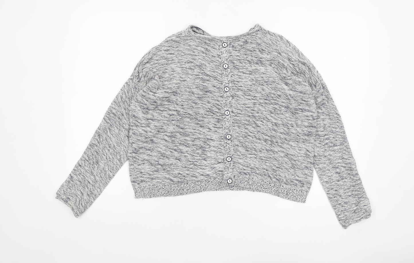 Womens UK Size S New Look Grey Cardigan Jumper