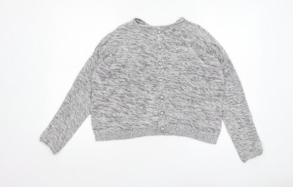 Womens UK Size S New Look Grey Cardigan Jumper