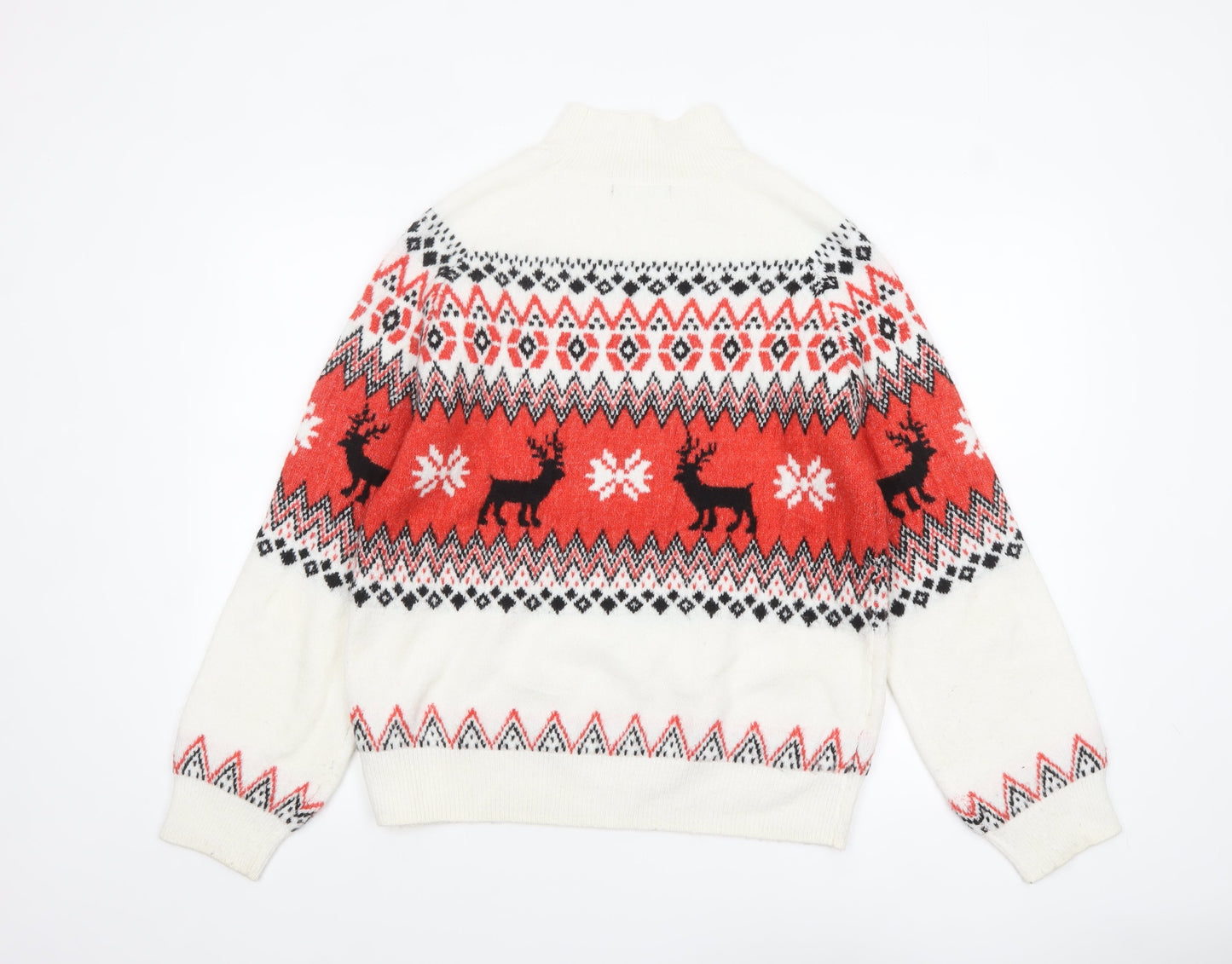Womens UK Size 14 F&F Multicoloured Pullover Jumper