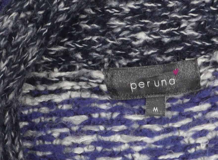 Womens UK Size M Marks and Spencer Blue Cardigan Jumper