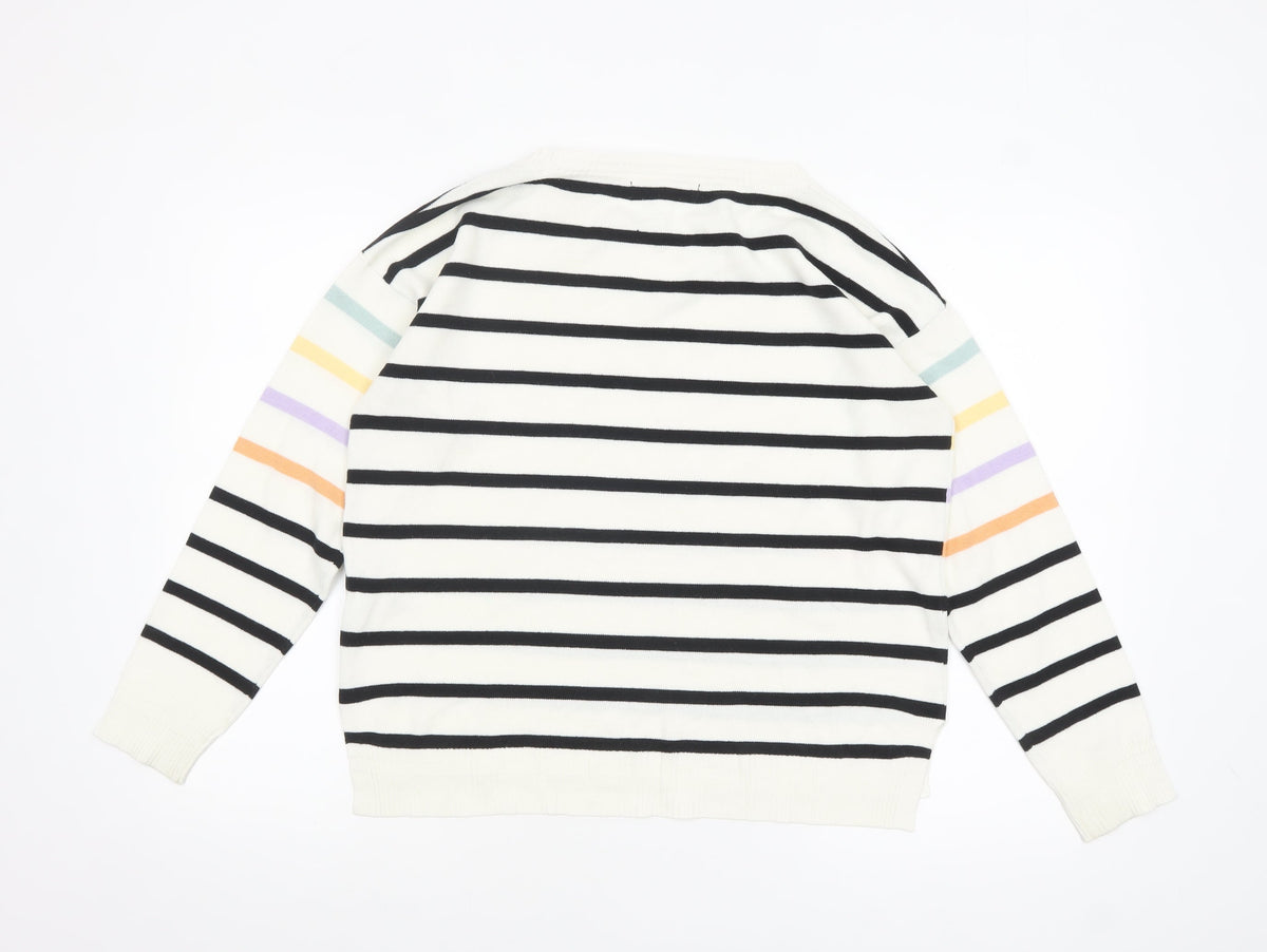 Womens UK Size M NEXT Multicoloured Pullover Jumper