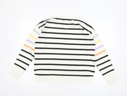 Womens UK Size M NEXT Multicoloured Pullover Jumper